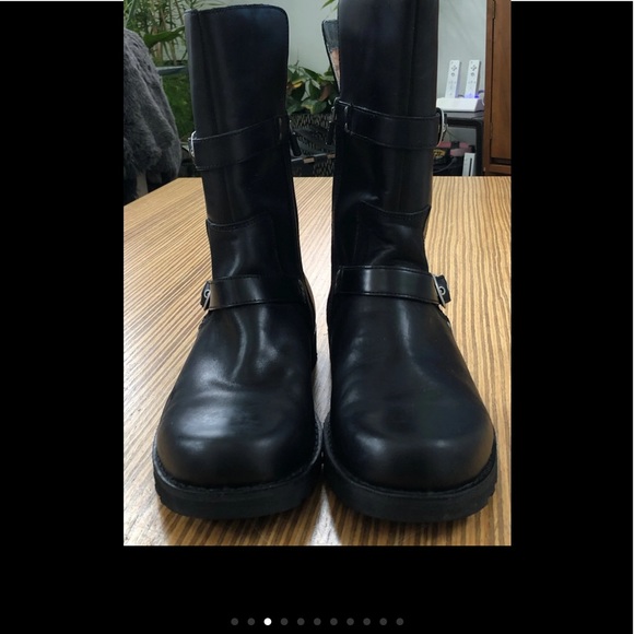 UGG Roxanne Moto Leather Sheepskin Boot - Picture 3 of 11